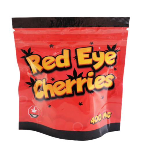 Red Eye Cherries - 400Mg THC Gummies / 5 pieces - 18$